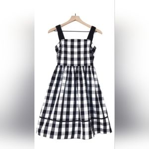Kate Spade black and white gingham dress